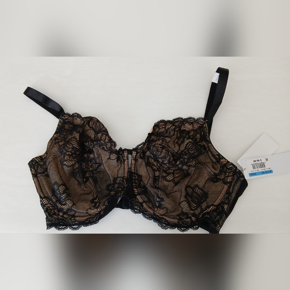 Calvin Klein Seductive Comfort Bra – Style QF1741 – Black – 36DDD – NWT